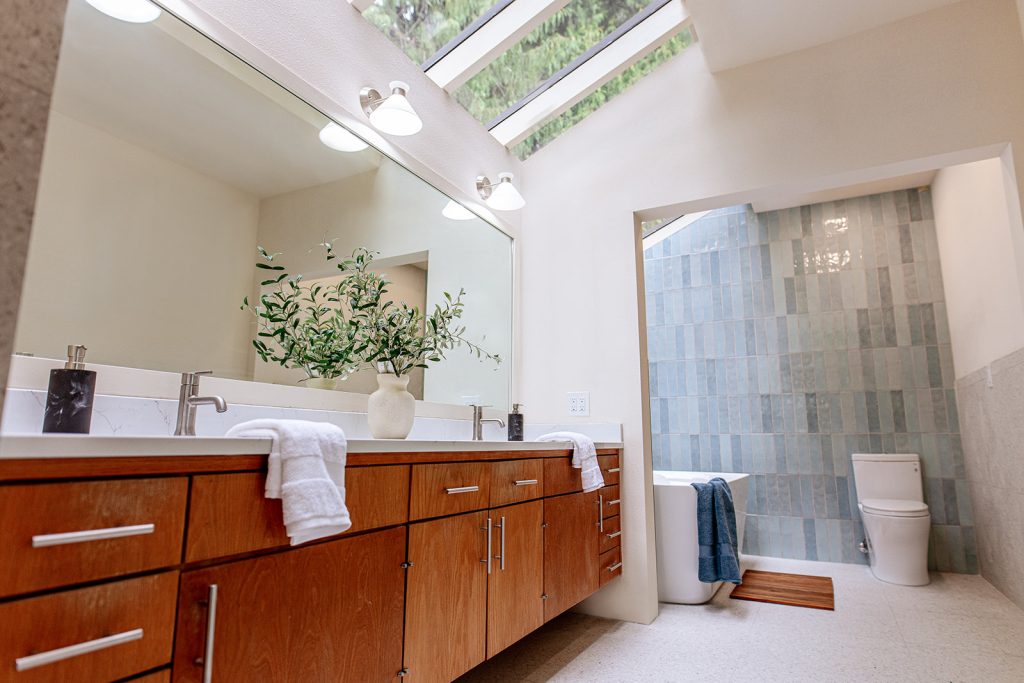 double vanity skylight bath